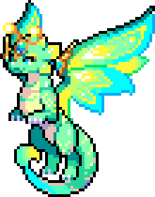 Fairy Dragon Azure Submerged Volcano Adult M Sprite.png