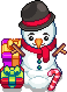 Gentleman Snowman Village Decor.png