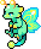 Fairy Dragon Azure Submerged Volcano Hatchling M Sprite.png