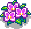 Purple Butterfly Flower Village Decor.png