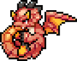 Girdletail Dragon Flame Hatchling F Sprite.png