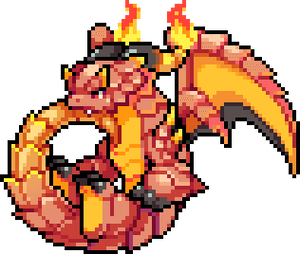 Girdletail Dragon Flame Adult F Sprite.png