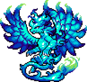 Phoenix Dragon Blue Phoenix Special Evolution F Sprite.png